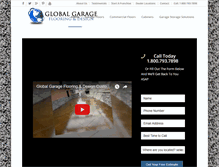 Tablet Screenshot of globalgarageflooring.com